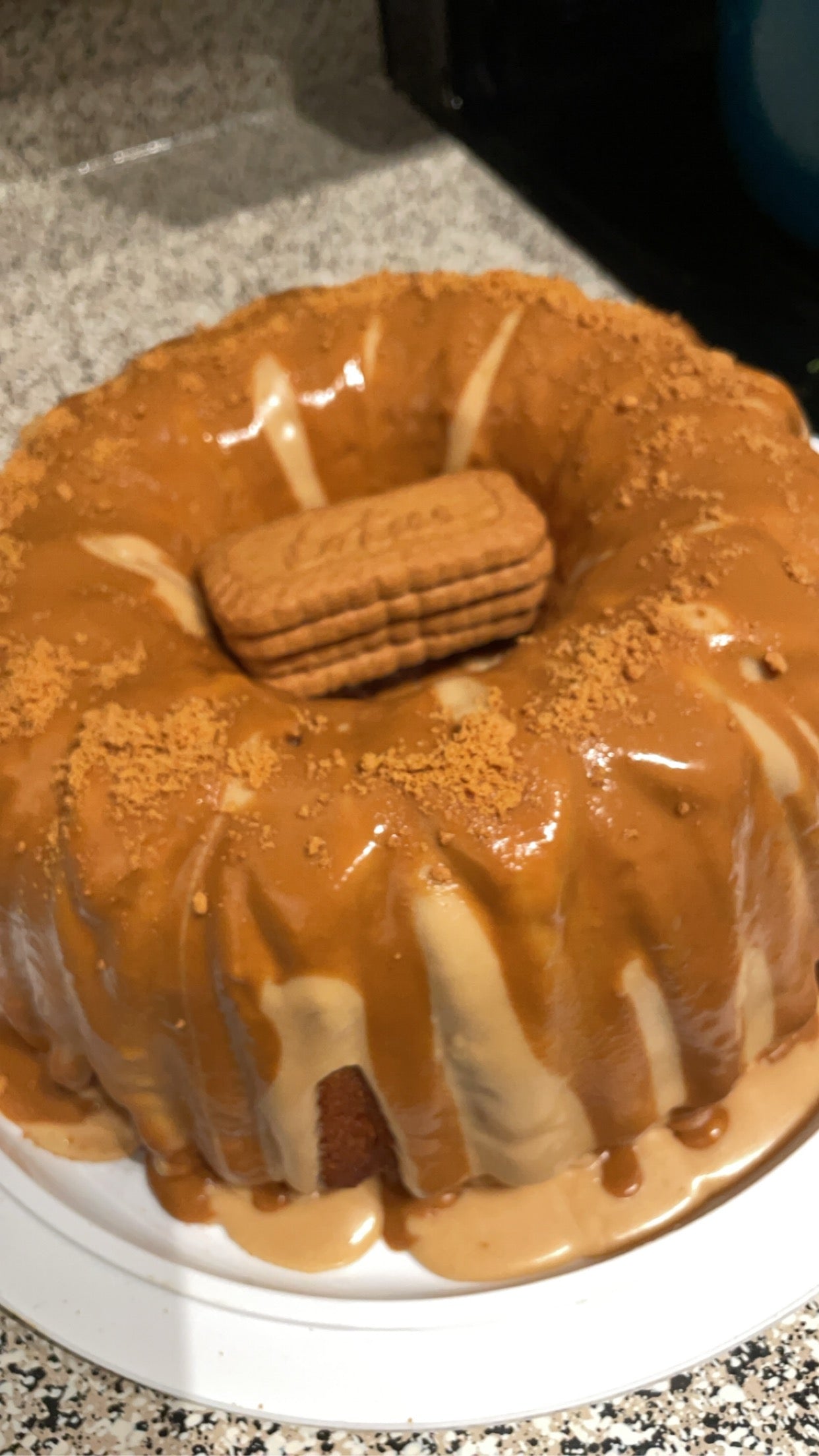 Cookie Butter Bundt Cake