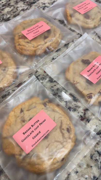🤎 Dozen Brown Butter Chocolate Chip Pecan Cookie 🍪🍫