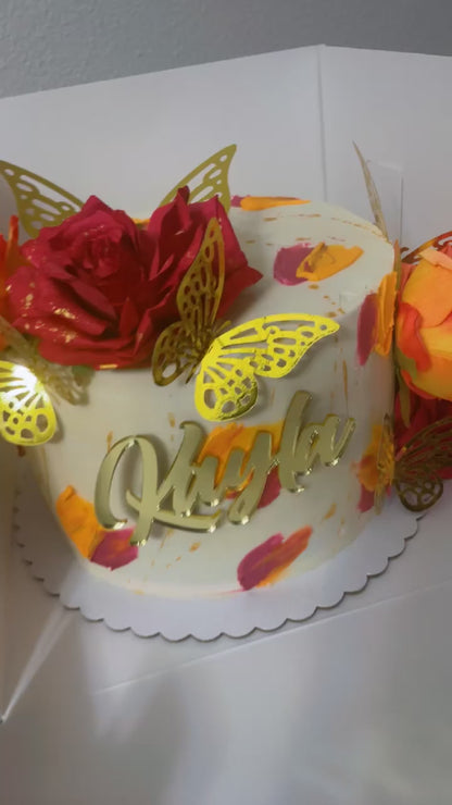 Custom Two Layer Cake